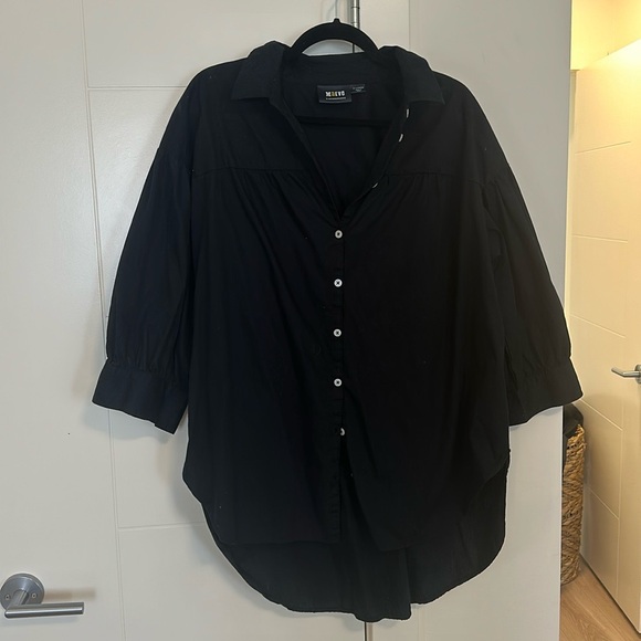 Anthrpology blouse with cropped sleeves - Picture 1 of 2